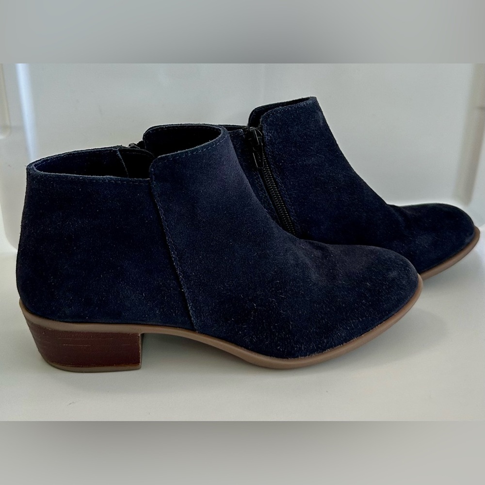 Stitch Fix- Diba Velvet Navy Blue Bootie Size 7.5